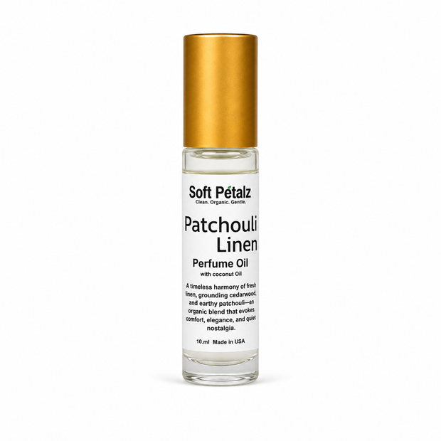 Patchouli Linen Natural Roll-On Perfume Oil 10ml