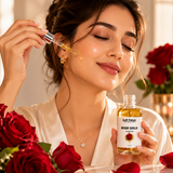 Rose gold face oil