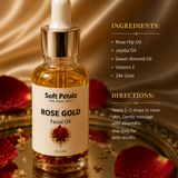 Rose gold face oil