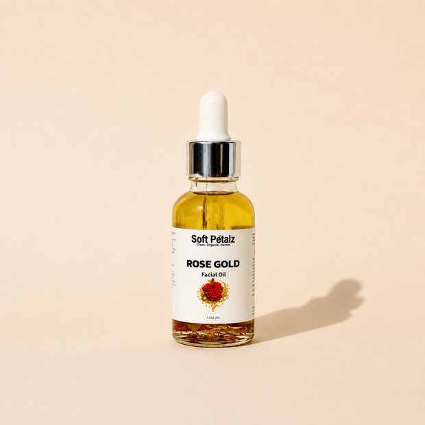 Rose gold face oil